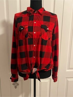 Passport Red and Black Buffalo Plaid Shirt